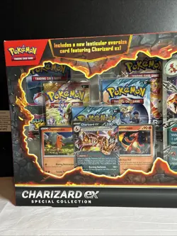Pokemon TCG: Charizard Ex Special Collection Box 2025 - New Factory Sealed - Image 3