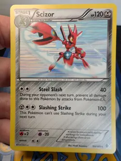 Scizor 94/149 BW Boundaries Crossed Pokemon Holo Foil Near Mint - Image 1