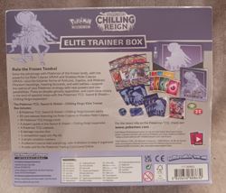 *SET* Chilling Reign Pokemon Center Elite Trainer Box ETB Set both SHADOW & ICE - Image 4
