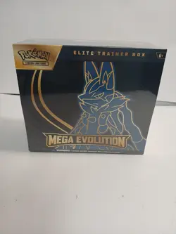Pokemon TCG Mega Evolutions Elite Trainer Box ETB Lucario Art Factory Sealed - Image 2