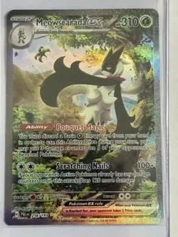 Pokemon TCG Meowscarada EX 256/193 Paldea Evolved Special Illustration Rare Holo - Image 2