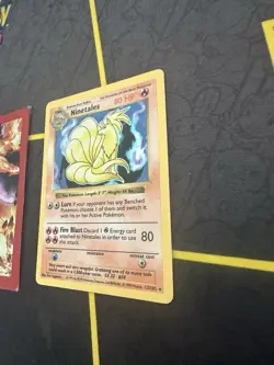 Pokemon TCG Ninetales Base Set 12/102 Holo Shadowless Holo Rare 155💎NM💎 - Image 2