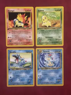 Pokemon Karten Sammlung | Pokemon Karten ~ 1. Edition Neo Genesis Set Vintage NM - Image 1