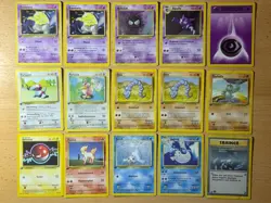 Pokemon Karten • Pokemon Sammlung • Base Set • Vintage • 1. Edition ~ 15x - Image 1