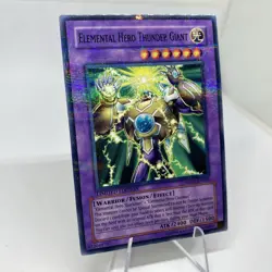 Yugioh Elemental Hero Thunder Giant MF01-EN001 Parallel Rare Near Mint - Image 5