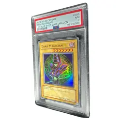 2002 Yu-Gi-Oh LOB Dark Magician PSA 7 NM Legend Blue Eyes White Dragon - Image 3