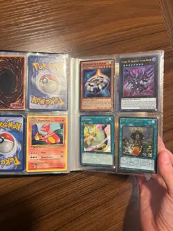 Yugioh and Pokemon Binder, Heavily Played, Vintage, Holo, English and Japanese - Image 5