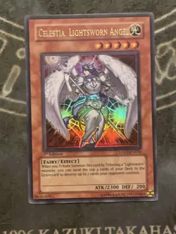 Yugioh Celestia, Lightsworn Angel LODT-EN024 Ultra Rare 1st Ed NM - Image 1