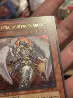 Yugioh Celestia, Lightsworn Angel LODT-EN024 Ultra Rare 1st Ed NM - Image 3