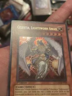 Yugioh Celestia, Lightsworn Angel LODT-EN024 Ultra Rare 1st Ed NM - Image 4