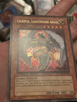 Yugioh Celestia, Lightsworn Angel LODT-EN024 Ultra Rare 1st Ed NM - Image 5