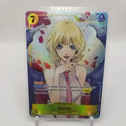 One Piece Card Game TCG Stussy OP13-110 Alt Art M/NM Condition - Image 1