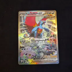 Roaring Moon EX 251/182 Sv04: Paradox Rift Holo Card Mint Condition - Image 1