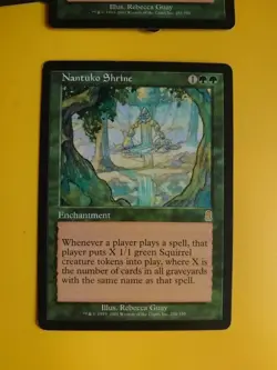 Nantuko Shrine. rare Enchantment Odyssey Magic the Gathering Card. - Image 2