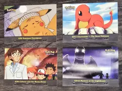 Vintage Topps Pokemon TV Animation Edition Cards - Image 1