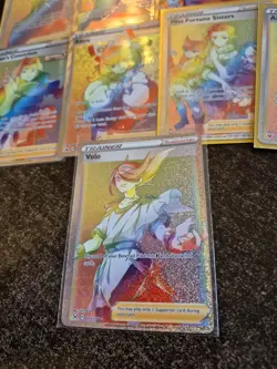 Pokemon Rainbow Rare Holo Full Art Trainers Card Lot Tcg - Image 4