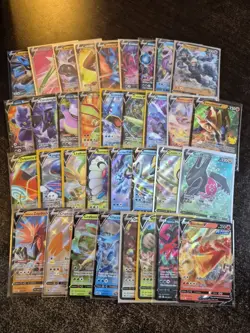 Pokemon Big Card Lot Of Holo V Cards Tcg - Image 1
