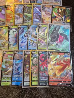 Pokemon Big Card Lot Of Holo V Cards Tcg - Image 5