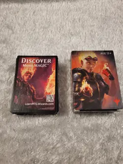 2019 Magic The Gathering Red Mage 60 Card Deck Made In The USA! - Image 2