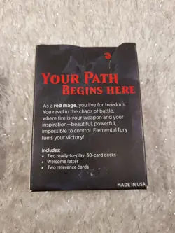 2019 Magic The Gathering Red Mage 60 Card Deck Made In The USA! - Image 5