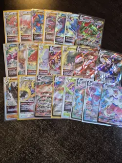 Pokemon Card Lot Holo V Stars And VMax Full Art Tcg - Image 1