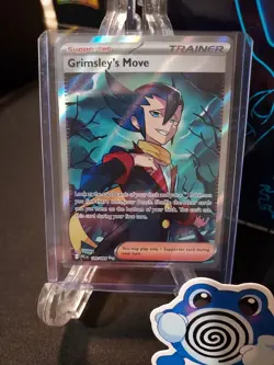 Grimsleys Move 120/094 Phantasmal Flames Ultra Rare Pack Fresh Pokemon Card - Image 1