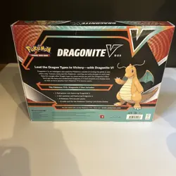 Pokemon TCG Dragonite V Box Includes 1 Foil Promo Card and 4 booster packs - Image 2