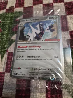 GameStop Pokemon Archaludon Stamped Promo Card New Sealed - Image 1