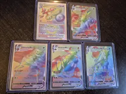 Pokemon Card Lot Rainbow Rares Full Arts Holo Tcg - Image 1