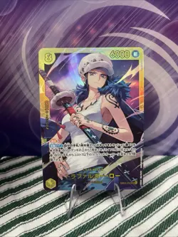 2025 One Piece Card Game Japanese Trafalgar Law EB03-062 SEC Rare - Image 1