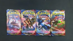 Pokemon Card TCG 4X Sword And Shield Base Set Booster Packs ART SET - Image 1