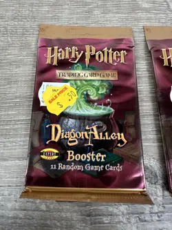 Harry Potter Diagon Alley Trading Card Game TCG Sealed Booster Pack of 2 76930887929 - Image 2