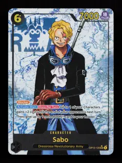 Sabo (120) (Parallel) - Carrying On His Will (OP13) One Piece Card - Image 1