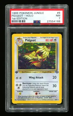 Pidgeot - 8/64 - Jungle Set - 1st Edition Holo - PSA 7 - Pokemon Card - Image 4