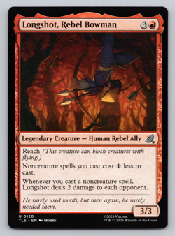 Longshot, Rebel Bowman - Avatar Last Airbender - MTG - Image 1