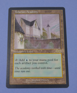 Tolarian Academy Urza's Saga Reserved List MTG Magic the Gathering - Image 1