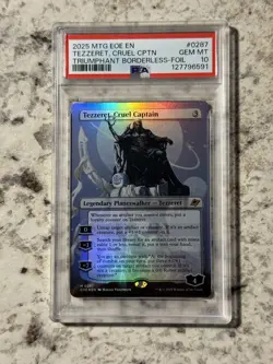 Tezzeret Cruel Captain (EOE 0287) PSA 10 GEM MINT (MTG Edge of Eternities 2025) - Image 1