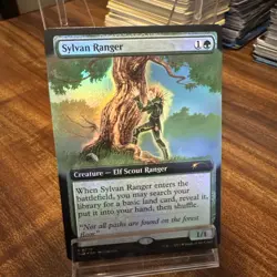 Sylvan Ranger FOIL 0779 Magic Gathering Secret Lair MTG Extended Art Ciruelo - Image 1