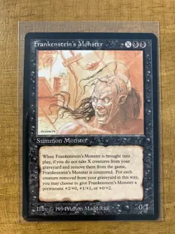 MTG ?FRANKENSTEIN’S MONSTER ?The Dark MINT RARE Reserve List 1994 UNPLAYED ! - Image 1