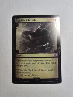 The Black Breath (Showcase Scrolls) Universes Beyond: the Lord of the Rings Foil - Image 1
