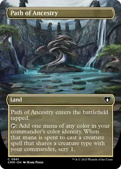 Path of Ancestry (Borderless) C Commander Masters 661 NM - Image 1
