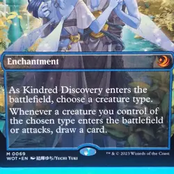 Kindred Discovery (Anime Borderless) Wilds of Eldraine: Enchanting Tales Regular - Image 2