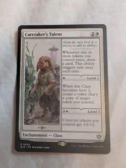 Caretaker's Talent Bloomburrow Regular - NM, From Pack to Sleeve! - Image 1