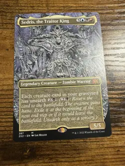 MTG Magic The Gathering Sedris the Traitor King Borderless Mythic Tough Pull! - Image 1