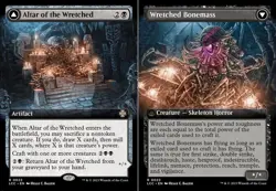 1 x Altar of the Wretched // Wretched Bonemass - Extended Art - Commander: The L - Image 1
