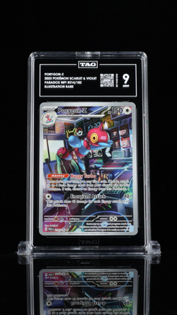 2023 Pokemon Paradox Rift Porygon-z Illustration Rare #214 TAG MINT 9 - Image 1