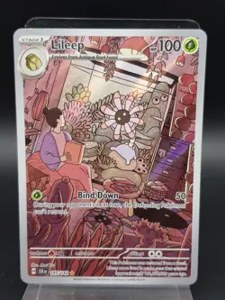 Pokemon Lileep 145/142 Stellar Crown Illustration Rare Near Mint - Image 1