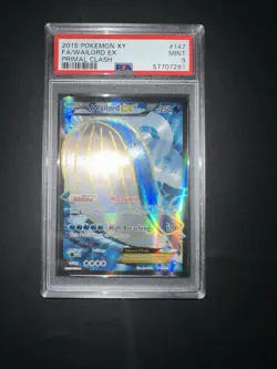 POKEMON PSA 9 WAILORD EX FULL ART 147/160 PRIMAL CLASH XY ENGLISH 2015! - Image 2