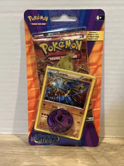 2016 POKEMON TCG XY STEAM SIEGE BLISTER PACK W/ Lucario XY139 HOLO PROMO SEALED - Image 1
