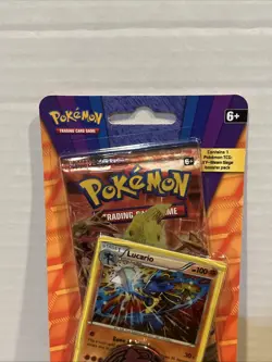 2016 POKEMON TCG XY STEAM SIEGE BLISTER PACK W/ Lucario XY139 HOLO PROMO SEALED - Image 2